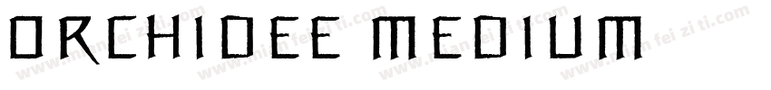 Orchidee Medium字体转换
